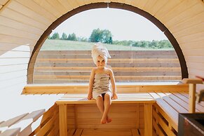 A Spacious House With a Sauna