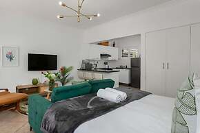 Stylish Sea Point Studio in Secure Complex Patio