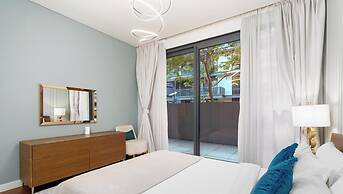 2BR in City Walk with Direct Pool Access