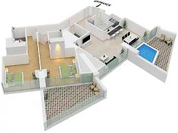 LUX  The Phantom Sky Pool Suite