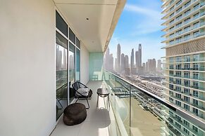 2BR Beachfront Retreat with Palm Views