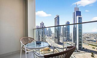 Modern 1BR Forte Near Burj & Mall
