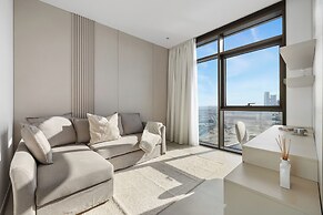 Serene 1BR Escape with Burj Khalifa View