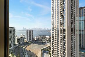 Serene 1BR Escape with Burj Khalifa View
