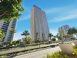 Serene 1BR Escape with Burj Khalifa View