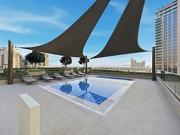 Serene 1BR Escape with Burj Khalifa View