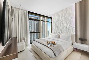 Serene 1BR Escape with Burj Khalifa View