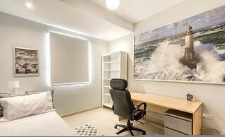 Central Msida Apartment Workspace Wi-fi A C