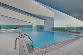 Manzil - Luxury 1BR with Rooftop Pool
