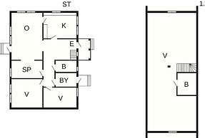 8 Person Holiday Home in Adelso