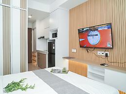 Japandi Style Studio Apartment At B Residence Grogol