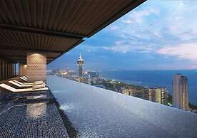 Luxury Sea View 1BR Rooftop Infinity Pool & Gym