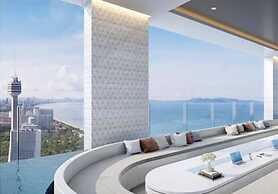 Luxury Sea View 1BR Rooftop Infinity Pool & Gym