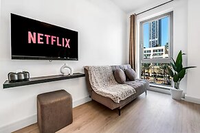 Luxury Studio Retreat with Balcony