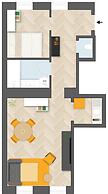 Bright Apartment Near Central Station
