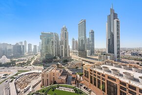 Silkhaus Stylish 1BR Pool Gym Burj Crown