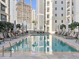 Silkhaus Stylish 1bdr With Pool Balcony Dubai Creek Harbour