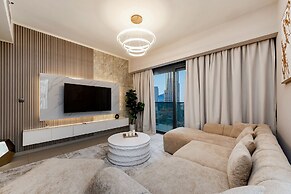 Burj View Stylish 3BR with Maids Room