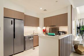 Burj View Stylish 3BR with Maids Room