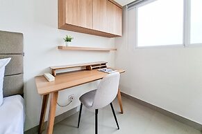 Compact White Studio At Cisauk Point Apartment