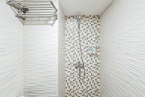 Compact White Studio At Cisauk Point Apartment
