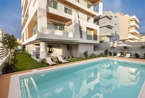 Sagma Maisonette with pool and garden