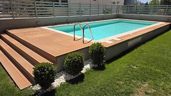 Sagma Maisonette with pool and garden