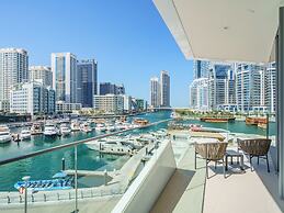 Lavish 2BR with Balcony-Full Marina View