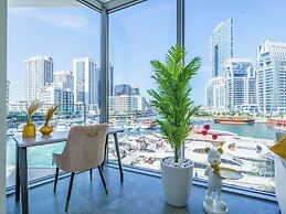 Lavish 2BR with Balcony-Full Marina View