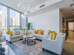 Lavish 2BR with Balcony-Full Marina View