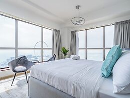 Spacious 2BR-Dubai Eye & Sea View -JBR
