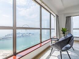 Spacious 2BR-Dubai Eye & Sea View -JBR