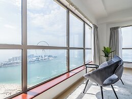 Spacious 2BR-Dubai Eye & Sea View -JBR
