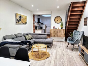 Japandi 4 Chambres Wifi Proche Parc Barbieux