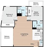 Freshly Built 2 Bed Apartment in Central Location