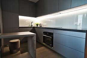 Modern central Apt with AC parking gym