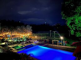 Jardines del cafe entre nubes