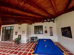 Jardines del cafe entre nubes