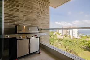 Modern apt 2 Br 5 Guests Bbq and Views