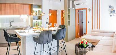 Modern apartment Zeravica with balcony