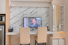 Peaceful Beige Studio At Menteng Park Apartment