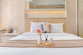 Peaceful Beige Studio At Menteng Park Apartment