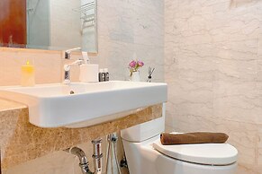 Peaceful Beige Studio At Menteng Park Apartment