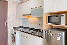 Peaceful Beige Studio At Menteng Park Apartment