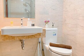 Peaceful Beige Studio At Menteng Park Apartment
