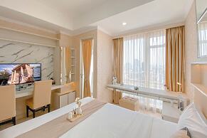 Peaceful Beige Studio At Menteng Park Apartment