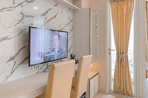Peaceful Beige Studio At Menteng Park Apartment