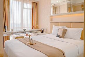 Peaceful Beige Studio At Menteng Park Apartment