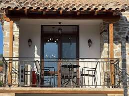 White Stone Apartments With Balcony