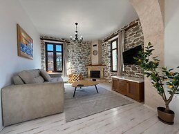 White Stone Apartments With Balcony